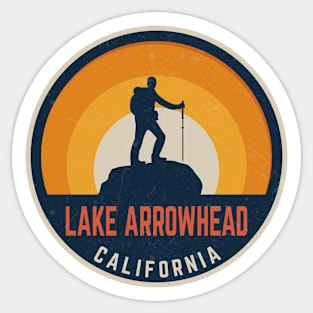 Lake Arrowhead California Hiking Sticker